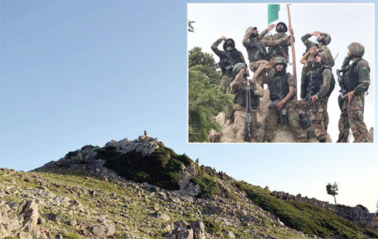 خیبرایجنسی میں آپریشن مکمل، مشکل ترین پہاڑی چوکی پر سبز ہلالی پرچم لہرادیا گیا