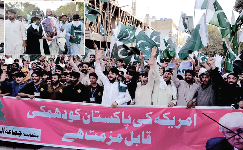 سندھ ، بلوچستان سمیت قبائلی علاقوں میں امریکا کے خلاف احتجاجی مظاہرے