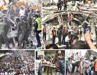 میکسیکو میں قیامت خیز زلزلہ، 226افراد ہلاک، شدت 7.1ریکارڈ کی گئی