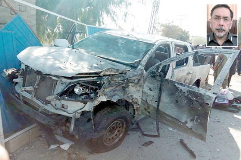 پاکستانی چوکیوں پر سرحد پار سے حملے، کوئٹہ میں خودکش دھماکا، ڈی آئی جی سمیت 3اہلکار شہید، 8لہولہان