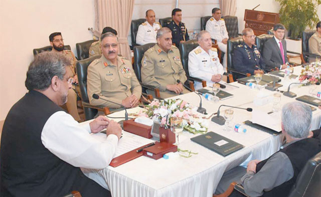 قومی سلامتی کمیٹی کا اجلاس، پاک فوج اور پولیس حکام پر حملوں کی صورتحال پر غور