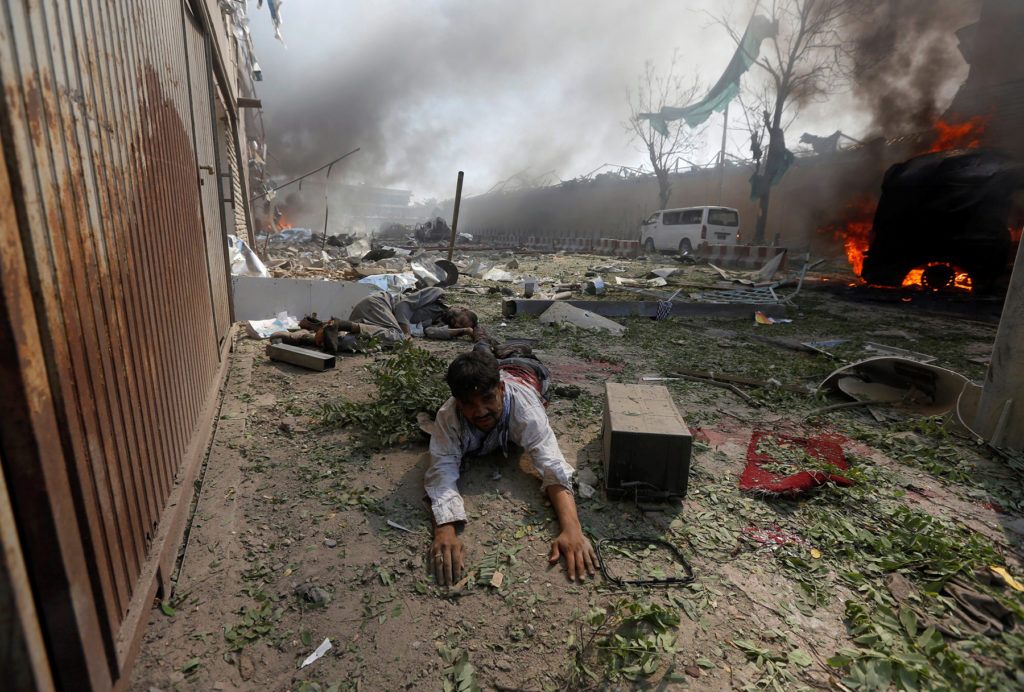 کابل ، الیکشن کمیشن آفس کے قریب خودکش دھماکا، 6 زخمی