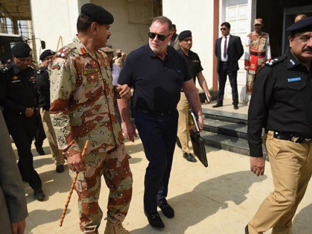 آئی سی سی سیکیورٹی ایکسپرٹ کا نیشنل اسٹیڈیم کراچی کا دورہ