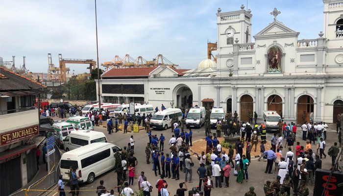 سری لنکا بم دھماکوں میں ہلاکتوں کی تعداد 290تک پہنچ گئی،500افراد زخمی