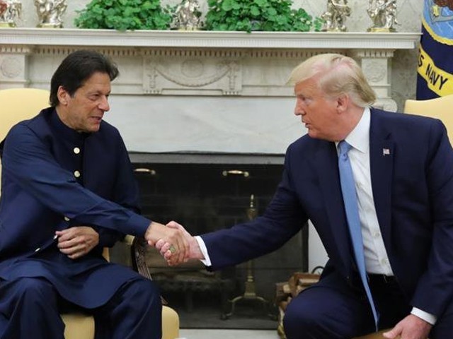 عمران خان اورڈونلڈٹرمپ کی ملاقات کا اعلامیہ جاری