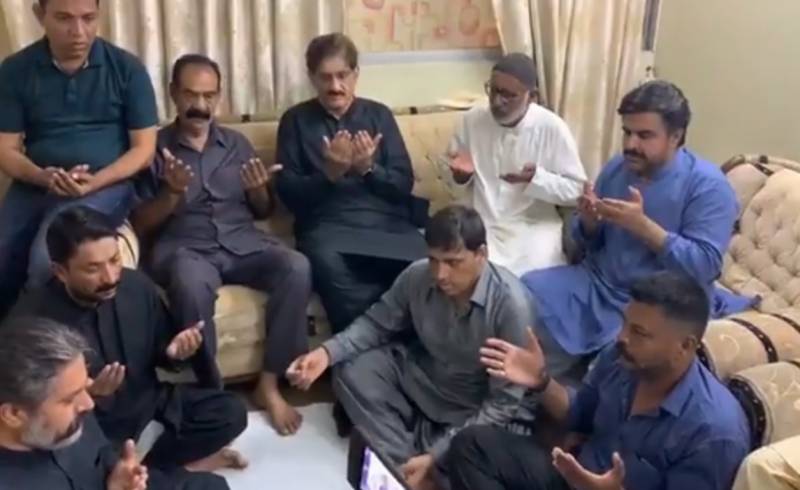 وزیراعلیٰ سندھ کی شہید میجر عدیل کے گھر آمد، اہلخانہ سے تعزیت