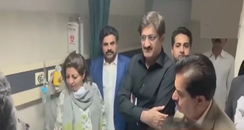 وزیر اعلیٰ سندھ کا ہسپتالوں کا دورہ ، گیس سے متاثرہ افراد کی عیادت