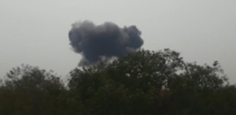 اسلام آباد ،شکرپڑیاں کے قریب پاک فضائیہ کا طیارہ گرکر تباہ ،پائلٹ شہید