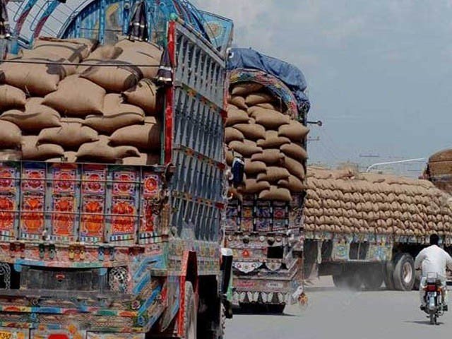 پنجاب گندم لانیوالی گاڑیوں کو سندھ میں روک لیا گیا