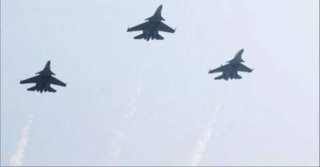 پاک فضائیہ کے لڑاکا طیاروں کی گلگت بلتستان ، لداخ میں پروازیں