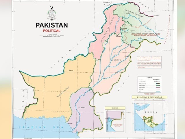 پاکستان کا سیاسی نقشہ گوگل، یاہو سمیت تمام سرچ انجنز کو بھجوانے کا فیصلہ