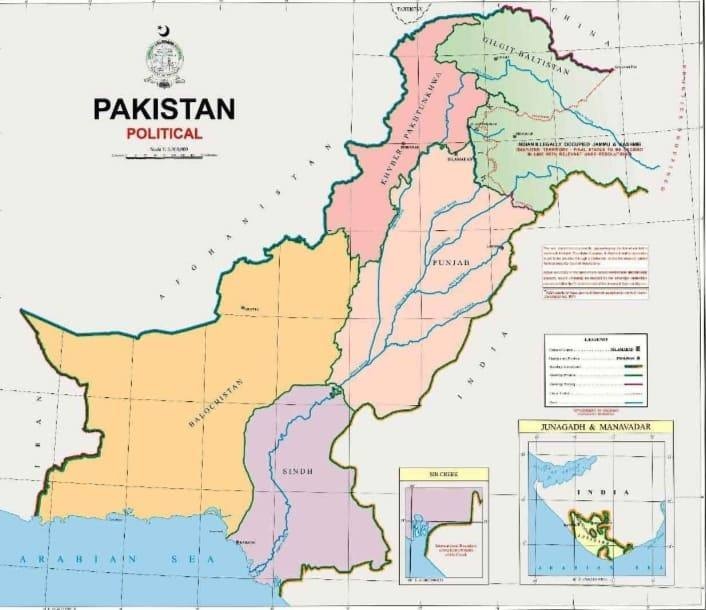 قومی امنگوں کے ترجمان نئے پاکستانی نقشے میں مقبوضہ کشمیر شامل