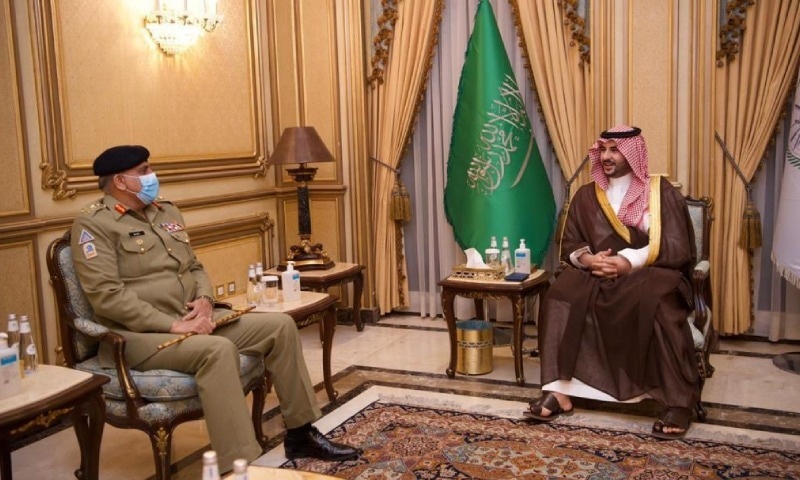آرمی چیف کی سعودی نائب وزیر دفاع سے ملاقات