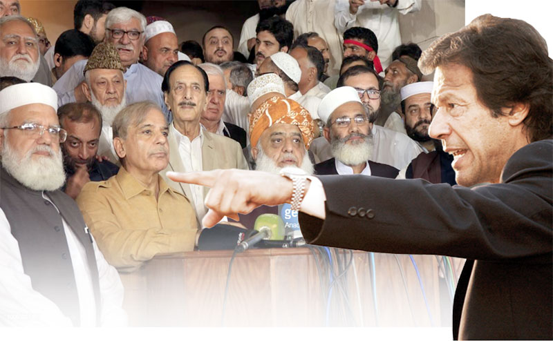 اپوزیشن کا بیانیہ بھارت کی پاکستان مخالف مہم کا حصہ ہے، عمران خان