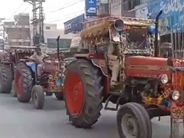 پاکستانی کسانوں کابھی ٹریکٹر مارچ کا اعلان