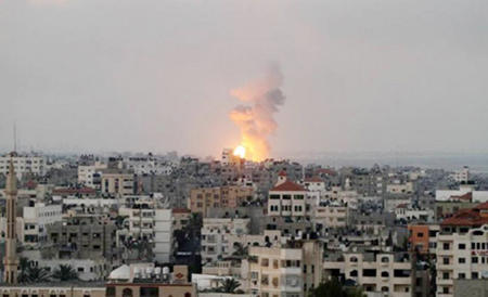 اسرائلی طیاروں کی بمباری،خواتین بچوں سمیت 56افراد شہید