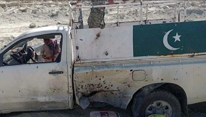 سبی ، ایف سی کی گاڑی پر دہشتگردوں کی فائرنگ ، 5 جوان شہید