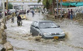 کراچی ،طوفانی بارش سے نظام زندگی درہم برہم