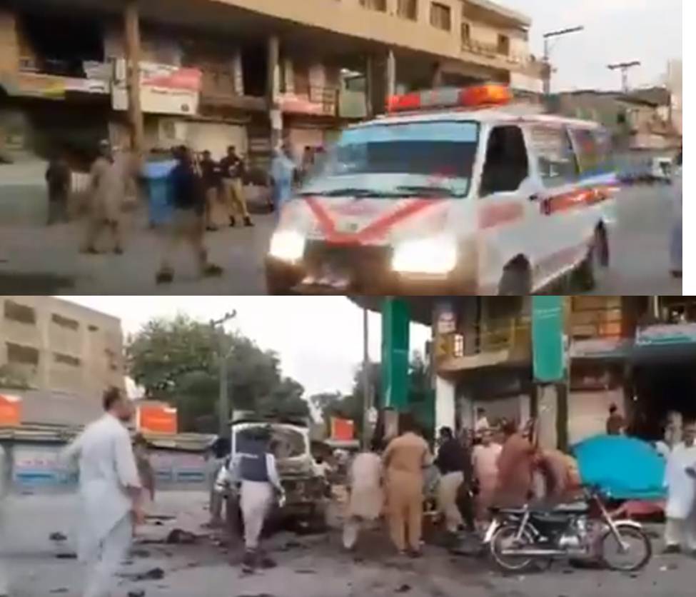 کوئٹہ, باچاخان چوک کے قریب بم دھماکا ایک شخص جاں بحق،8زخمی ہوگئے