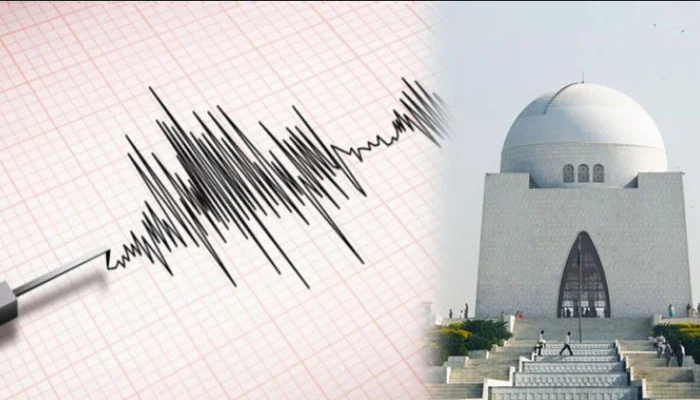 کراچی میں زلزلے کے شدید جھٹکے، عمارتیں لرزگئیں