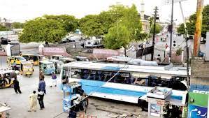 کینٹ اسٹیشن سے غیرقانونی بس اڈوں کا خاتمہ ٹریفک پولیس کیلئے چیلنج بن گیا
