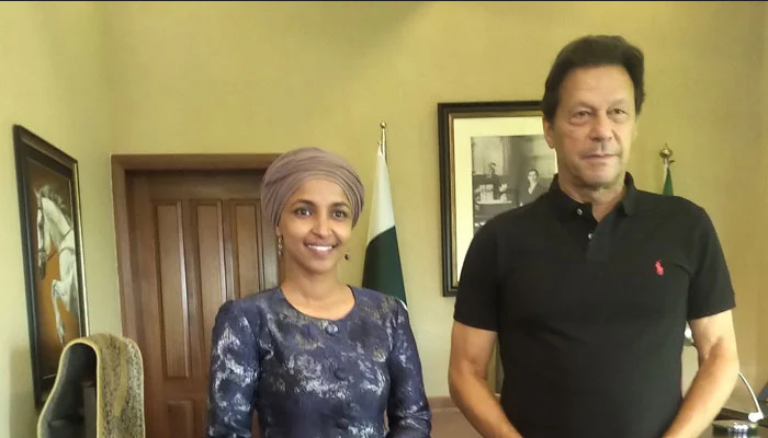 عمران خان سے امریکی رکن کانگریس الہان عمر کی ملاقات