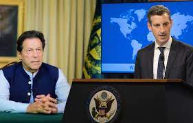 پاکستان کے اندرونی معاملات میں مداخلت کررہے ہیں نہ ہی کوئی دھمکی دی، امریکا