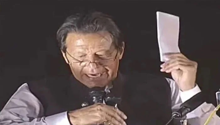 عمران خان کا مبینہ دھمکی آمیز مراسلے پر سپریم کورٹ کی اوپن سماعت کرنے کا مطالبہ