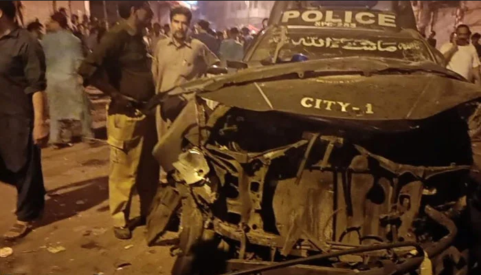 کراچی میں بولٹن مارکیٹ کے قریب ہولناک دھماکا،خاتون جاں بحق 11 لوگ زخمی