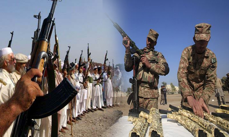 پاکستانی عوام کے پاس فوج سے زیادہ اسلحہ ہونے کا انکشاف