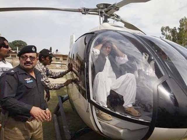 کے پی حکومت کے ہیلی کاپٹر کے اخراجات عمران خان سے وصولی کی ہدایت