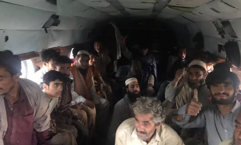 پاک فوج نے سوات میں پھنسے 110 افراد کو ریسکیو کرلیا