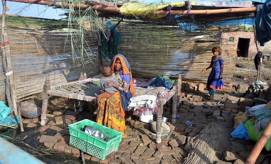 سیلاب متاثرہ علاقوں میں پانی کی نکاسی نہ ہوسکی،وبائی امراض نے پنجے گاڑ لیے