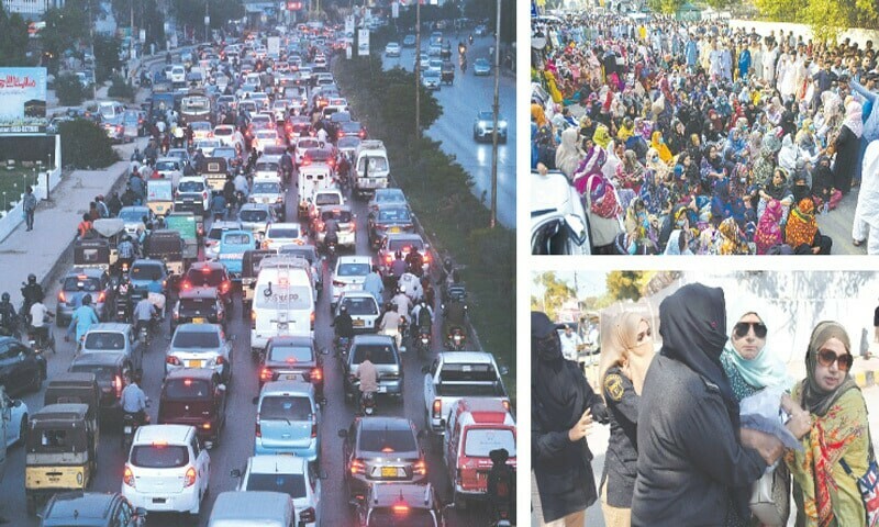 طبی عملے کا احتجاج جاری، وزیراعلیٰ ہاؤس جانے والی سڑک بند