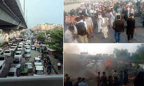 راولپنڈی میں پی ٹی آئی کے احتجاج کے باعث کئی سڑکیں بند