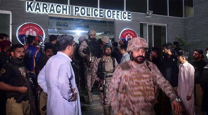 کراچی پولیس آفس حملہ ، تحقیقات میں منصوبہ بندی پڑوسی ملک میں ہونے کا انکشاف
