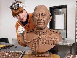 بادشاہ چارلس کی تاج پوشی پر 23 کلوگرام وزنی چاکلیٹ کا مجسمہ تیار