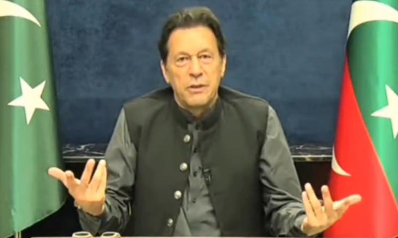 پاکستان کو تباہ کرنا ہے تو مارشل لا لگادیں، عمران خان