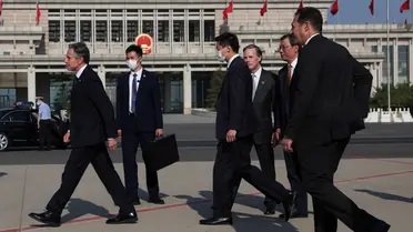 امریکی وزیر خارجہ انٹونی بلینکن کا پانچ سال بعد چینی سرزمین پر قدم