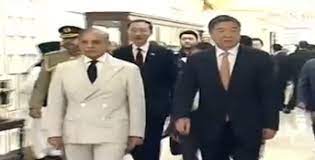 چینی نائب وزیراعظم ہی لی فینگ کا وزیراعظم ہاؤس میں استقبال