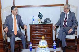 نگران وزیراعظم سے نگران وزیر اعلیٰ سندھ کی ملاقات