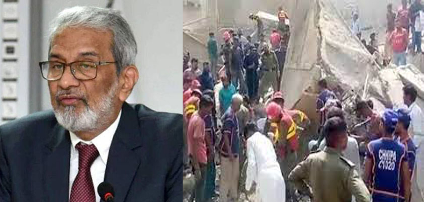 سندھ بلڈنگ، شاہ فیصل میں گرنے والی عمارت کا وزیراعلیٰ نے نوٹس لے لیا