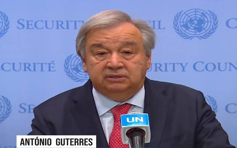 سیکریٹری جنرل اقوام متحدہ انتونیو گوتیرس نے غزہ کی صورتحال پر انتباہ جاری کردیا