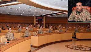 فوج الیکشن کمیشن کو تعاون فراہم کرے گی، کور کمانڈرز کانفرنس