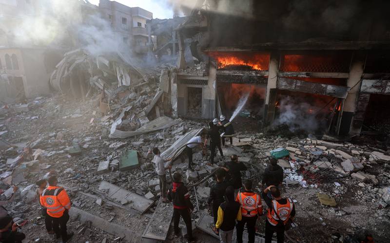غزہ میں 13خاندانوں کا قتل عام ،مزید125شہید ، 318زخمی