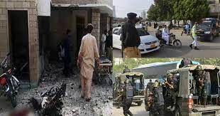 ڈی آئی خان، پولیس موبائل پر بم حملہ، 6اہلکار شہید، 4زخمی