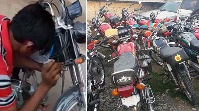 کراچی کی چوری شدہ موٹر سائیکلیں ملیر کے کباڑیوں کو فروخت
