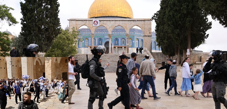 مسجد اقصیٰ اور مقدس مقامات پر یہودیوں کا حملہ( مسجد کو آگ لگا دی)