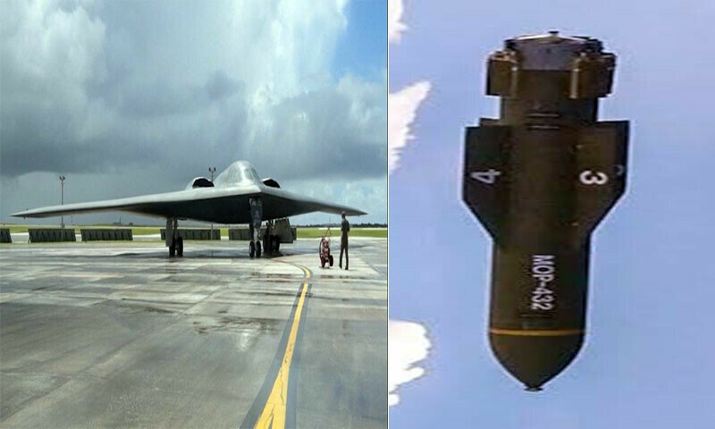 امریکی بمبار طیاروں کا بھارتی فضائی حدود کے استعمال کا انکشاف