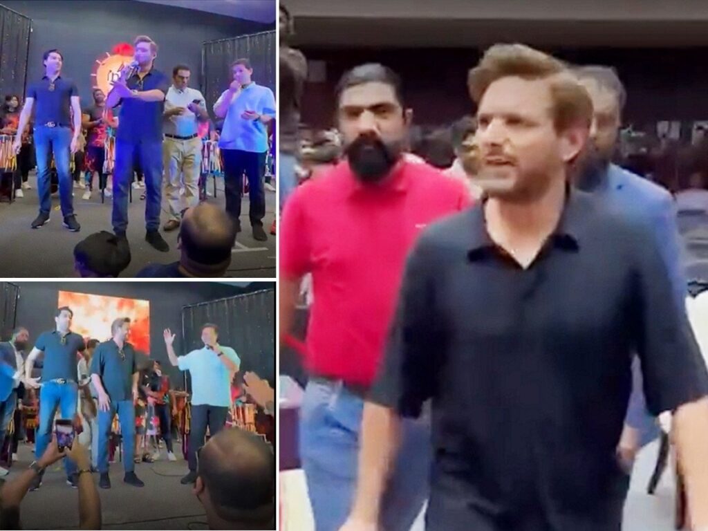آفریدی کی ہندوستانی کمیونٹی کے پروگرام میں شرکت،بھارتی بھڑک اُٹھے